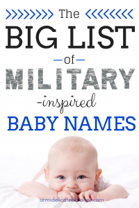 military baby names