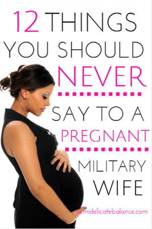 pregnant military spouse