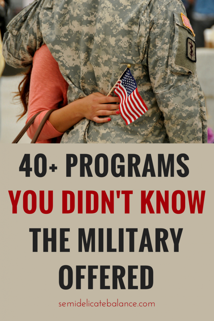 40 Programs and Services You Didn't Know the Military Offered