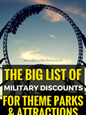 The Big List of Military Discounts for Theme Parks and Attractions
