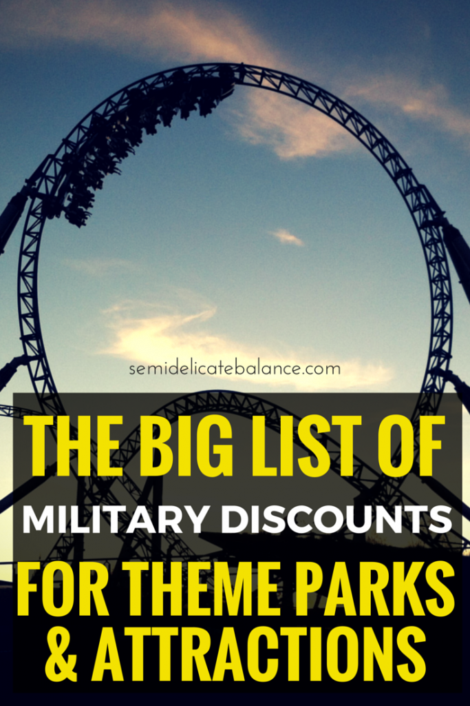 The Big List of Military Discounts for Theme Parks and Attractions