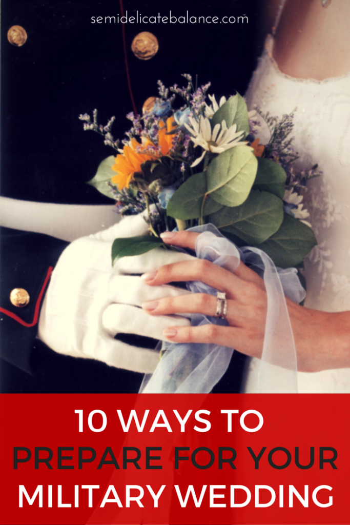 10 WAYS TO prepare for your military wedding