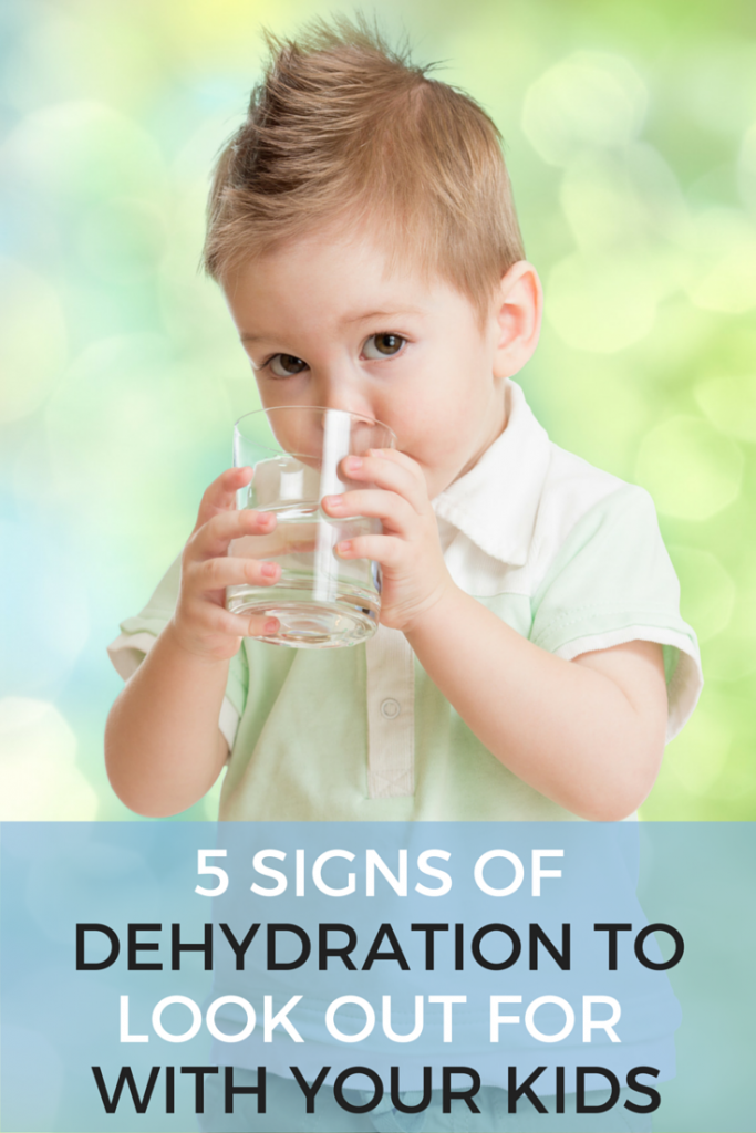 5 signs of dehydration to look out for with your kids
