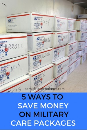5 WAYS TO SAVE MONEY ON MILITARY CARE PACKAGES