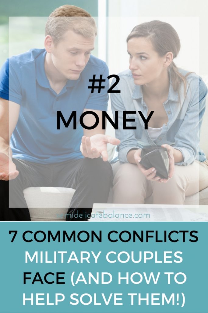 money conflict military couple