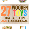 #parenting #toys Wooden Toys That Are Fun AND Educational, Great simple ideas for Babies, toddlers, kids, for new toys with a vintage feel