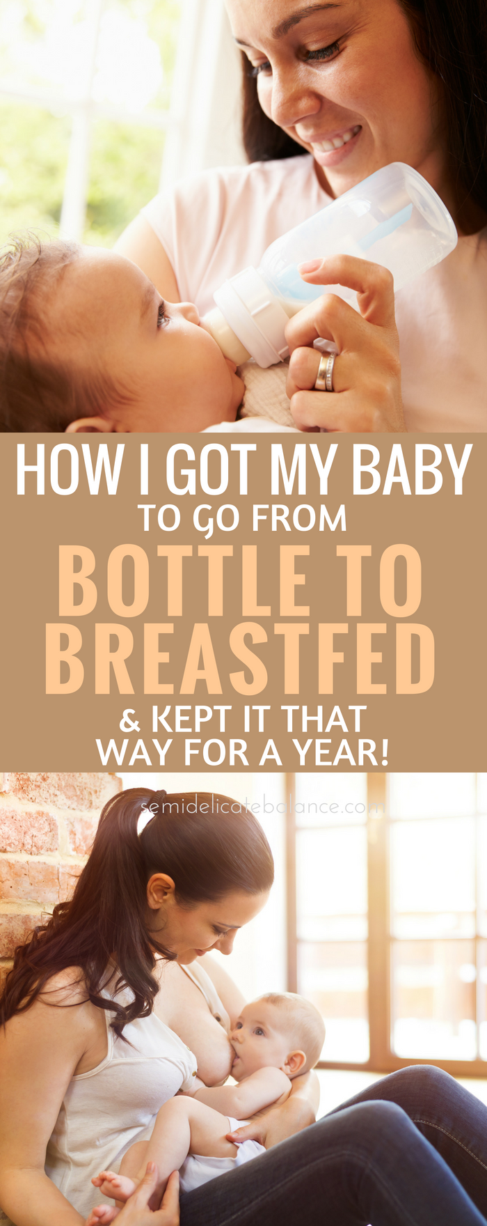 How I Got My Baby to Go From Bottle Back to Breastfed #breastfeeding #newmom