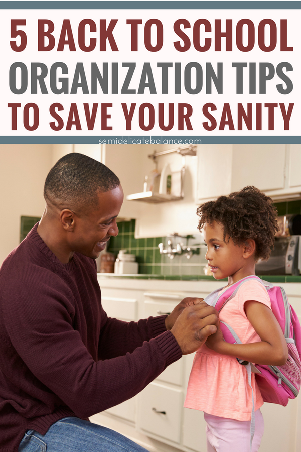 5 Back to School Organization Tips that Will Save your Sanity #schoolhacks #backtoschool #organization